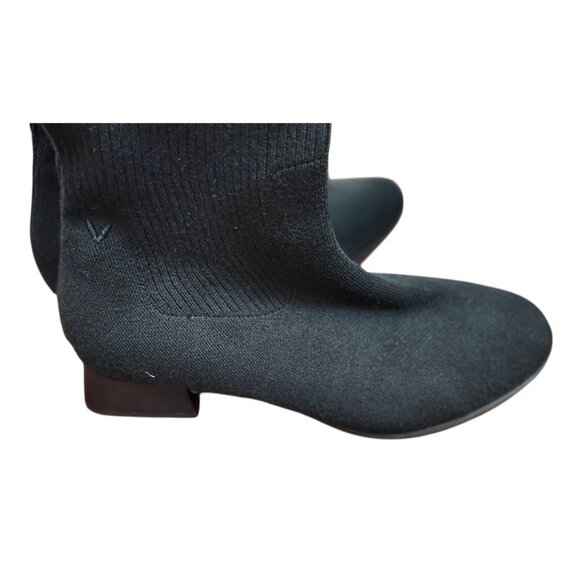 Vivaia Round-Toe Over-the-Knee Boots Black Size EU 42/US 10.5 - Picture 6 of 16
